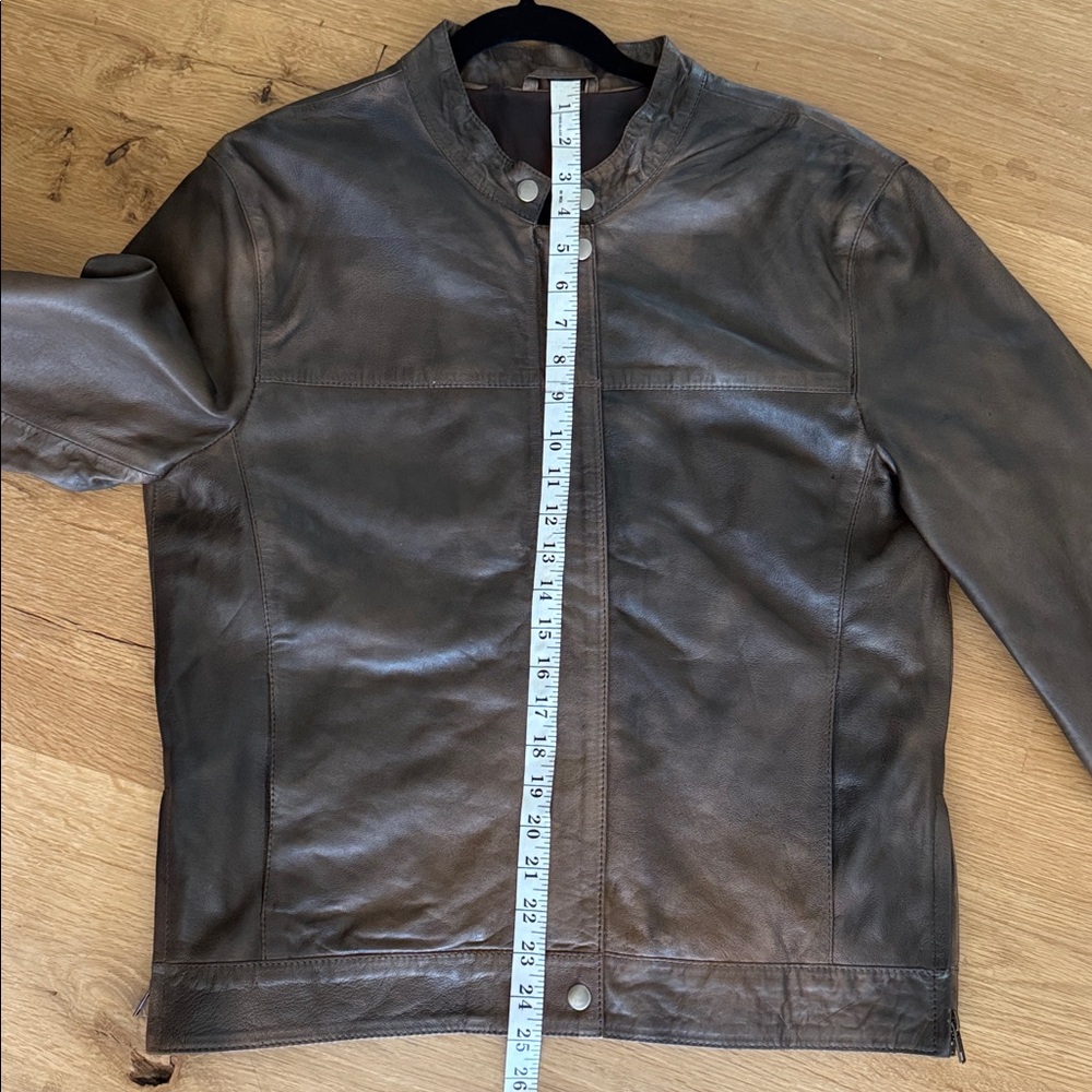SAROCHI Women's Handmade Oversize Bomber Lambskin Soft Real Leather - Picture 15 of 15